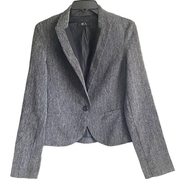 BCX Heather Gray Single Button Blazer. Size Small. - Picture 1 of 5